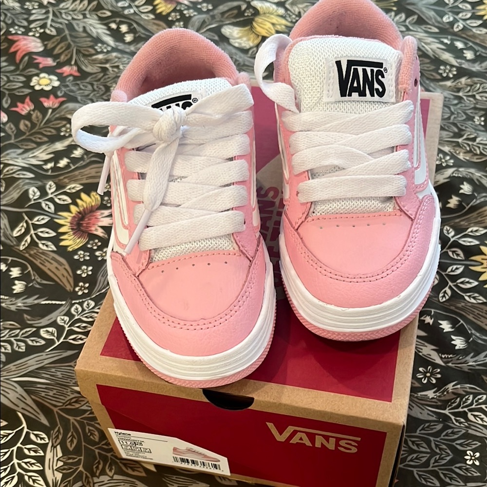 Vans Pink and White Sneakers